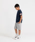 Boys' Pique Striped Tee