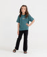 Girls' Rib Bootcut Pants