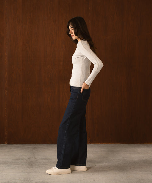Women's Rib Long Sleeve Tee