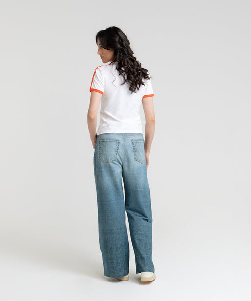 Women's Contrast Binding Tee