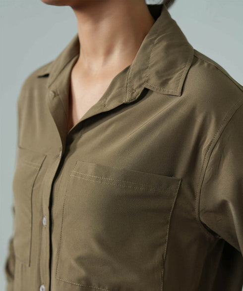 Women's Tech Button Down Shirt
