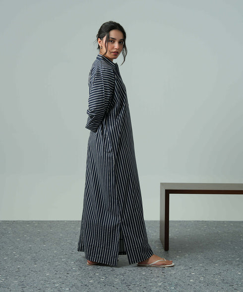 Women's Striped Maxi Dress