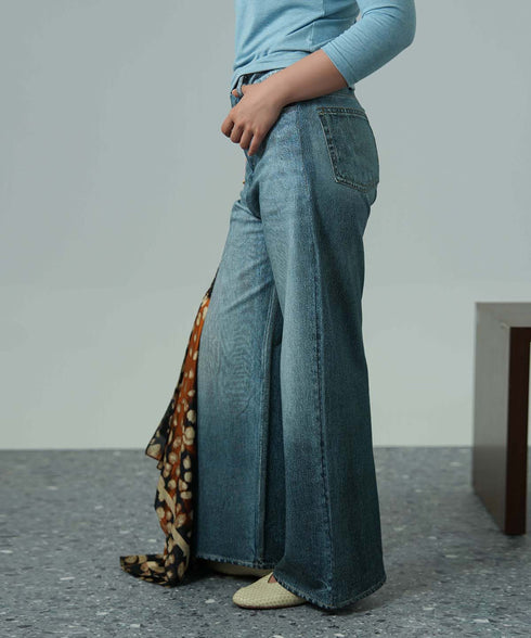 Women's Denim Terry Pants