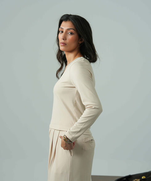 Women's V-Neck Lace Top
