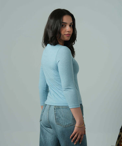 Women's Melange Lace Tee