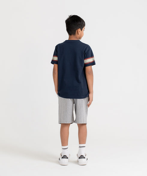 Boys' Pique Striped Tee