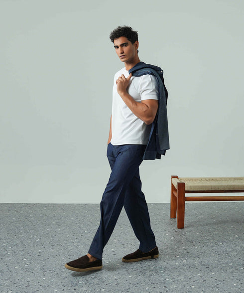 Men's Chambray Straight Pants