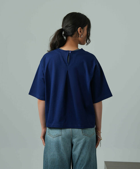Women's Contrast Stitch Boxy Tee