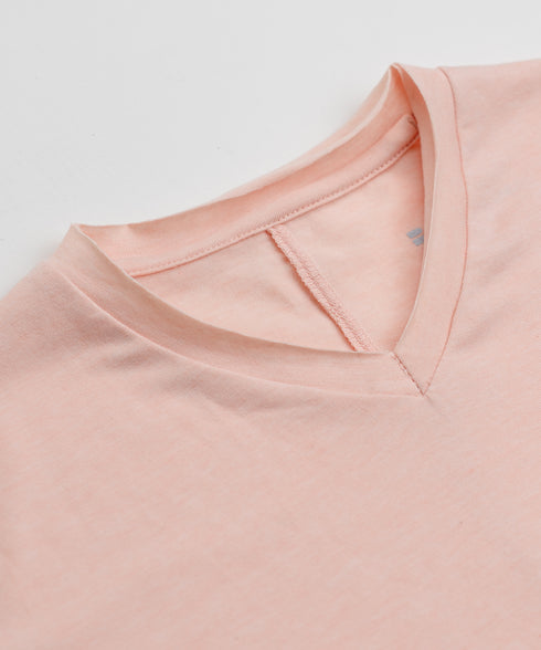 Boys' Melange Raw Edges Tee