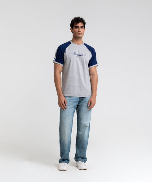 Men's Raglan Stripe Tee