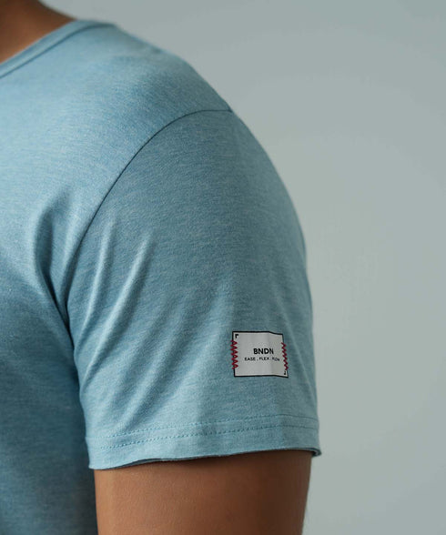 Men's Melange Raw Edges Tee