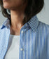 Women's Striped Button Down Shirt