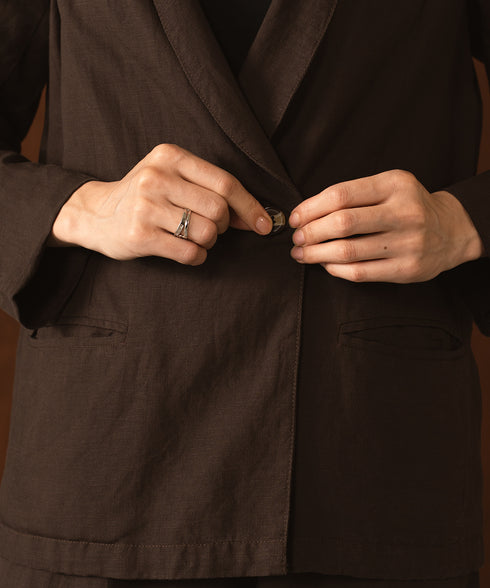 Women's Linen Blazer