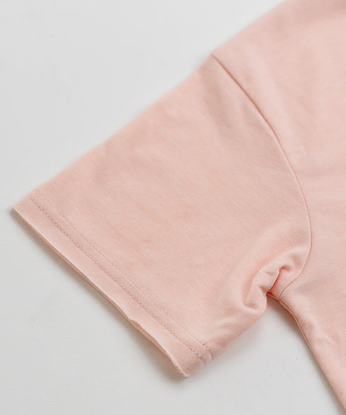 Boys' Melange Raw Edges Tee