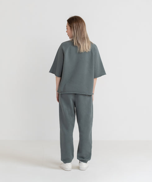 Women's Reversible Half Sleeve Sweatshirt