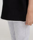 Girls' Rib Lace Tee