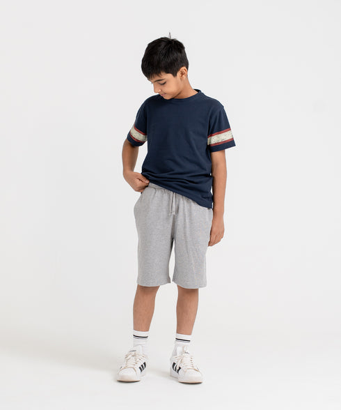 Boys' Pique Striped Tee