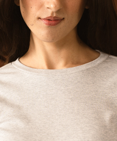 Women's Rib Long Sleeve Tee