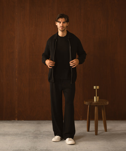 Men's LuxeStretch Collared Jacket
