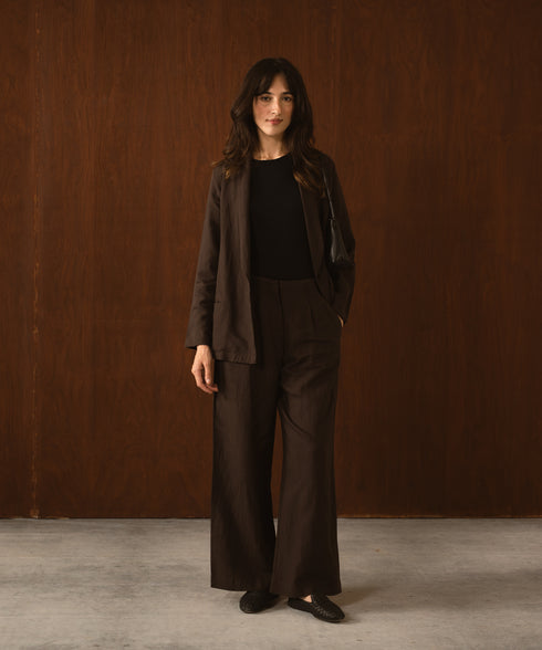 Women's Linen Tailored Pants