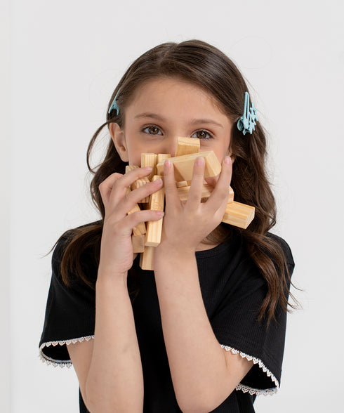 Girls' Rib Lace Tee
