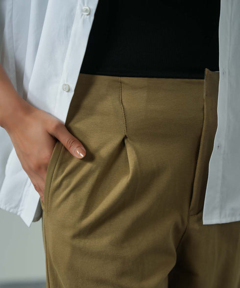Women's Pleated Joggers