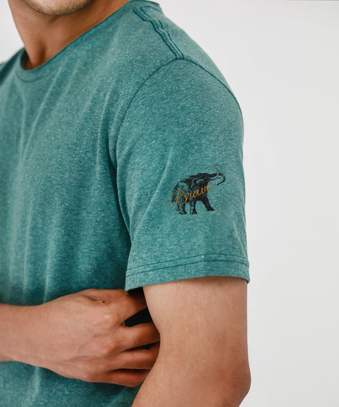 Men's Melange Graphic Tee