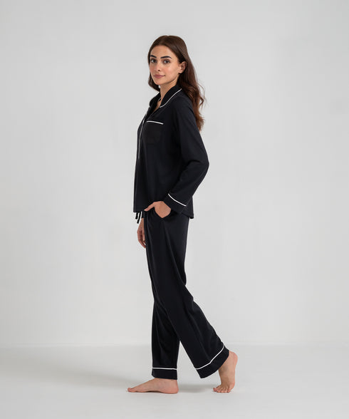 Women's Button Down Pajama Set