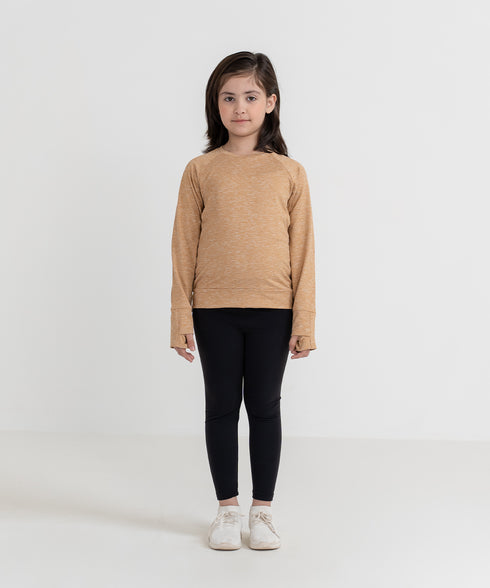 Girls' B-Fit Raglan Slub Top