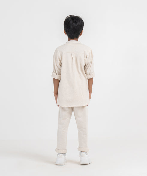 Boys' Linen Button Down Shirt