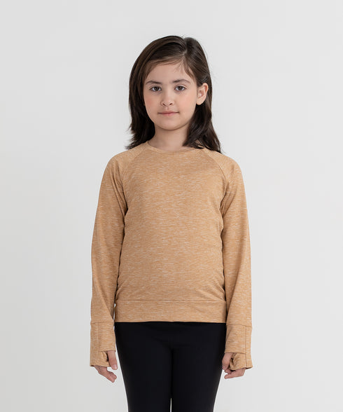 Girls' B-Fit Raglan Slub Top