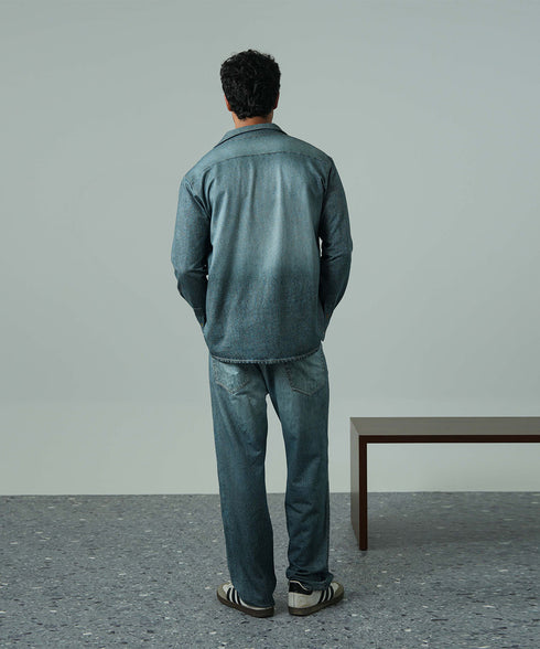 Men's Denim Terry Shirt