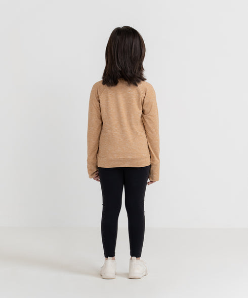 Girls' B-Fit Raglan Slub Top