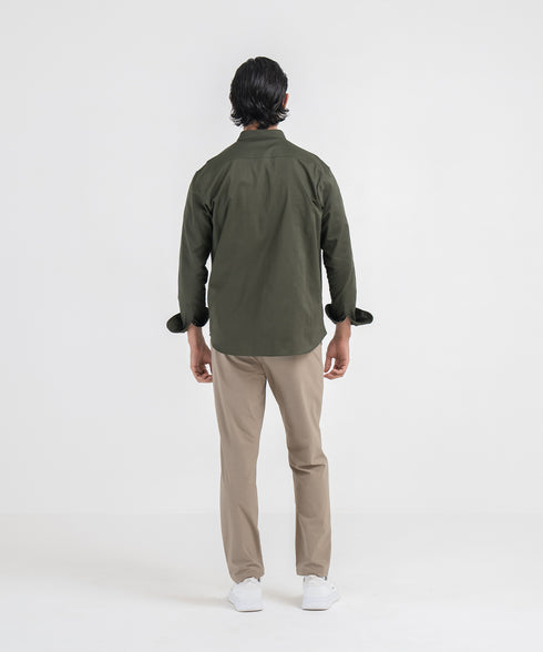 Men's Twill Button Down Shirt