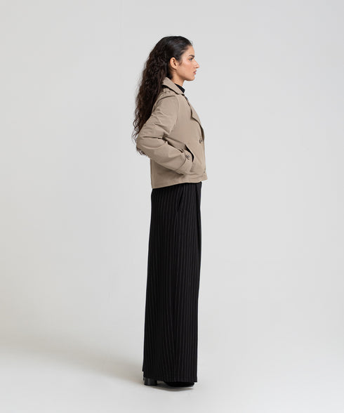 Women's Tech Cropped Trench Coat