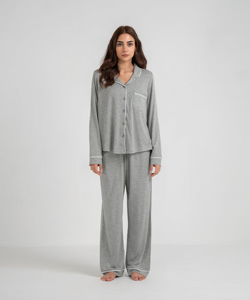 Women's Button Down Pajama Set