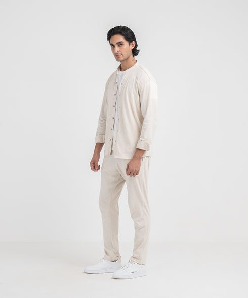 Men's Linen Button Down Shirt