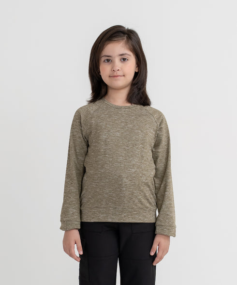Girls' B-Fit Raglan Slub Top