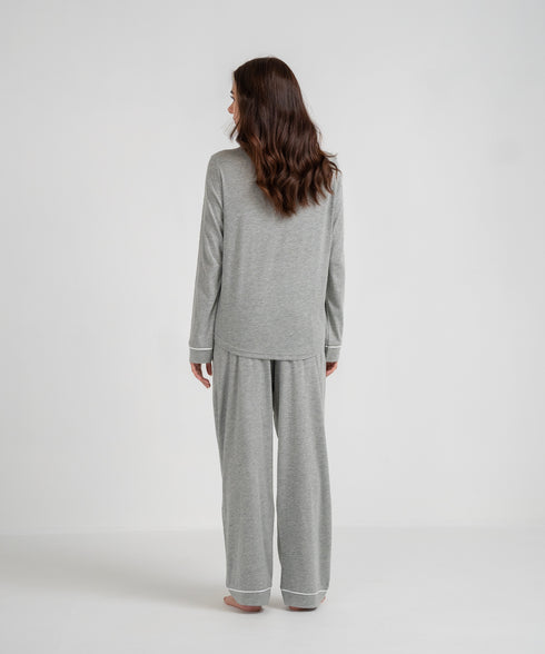 Women's Button Down Pajama Set