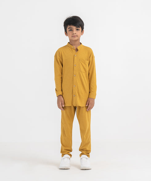 Boys' Linen Button Down Shirt