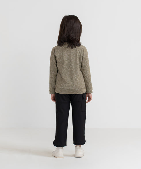 Girls' B-Fit Raglan Slub Top