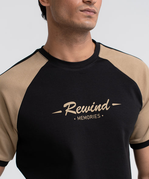 Men's Raglan Stripe Tee
