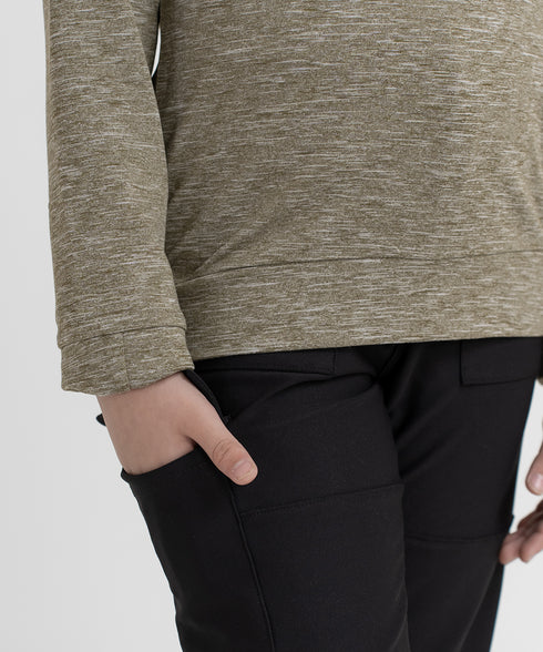 Girls' B-Fit Raglan Slub Top