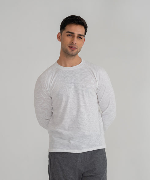 Men's Slub Long Sleeve Tee