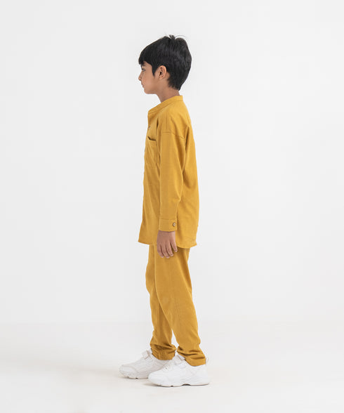 Boys' Linen Button Down Shirt