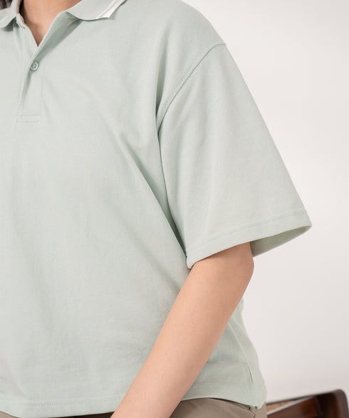 Women's Oversized Polo Shirt