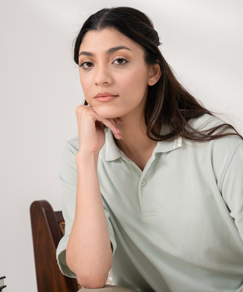 Women's Oversized Polo Shirt
