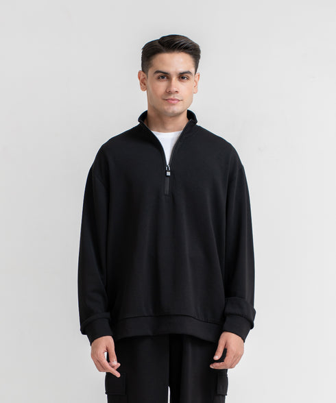 Men's LuxeStretch Half Zip Sweatshirt