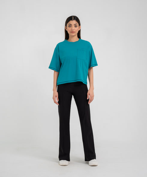 Women's B-Fit Oversized Cropped Tee