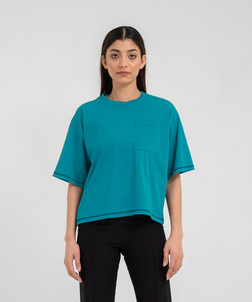 Women's B-Fit Oversized Cropped Tee